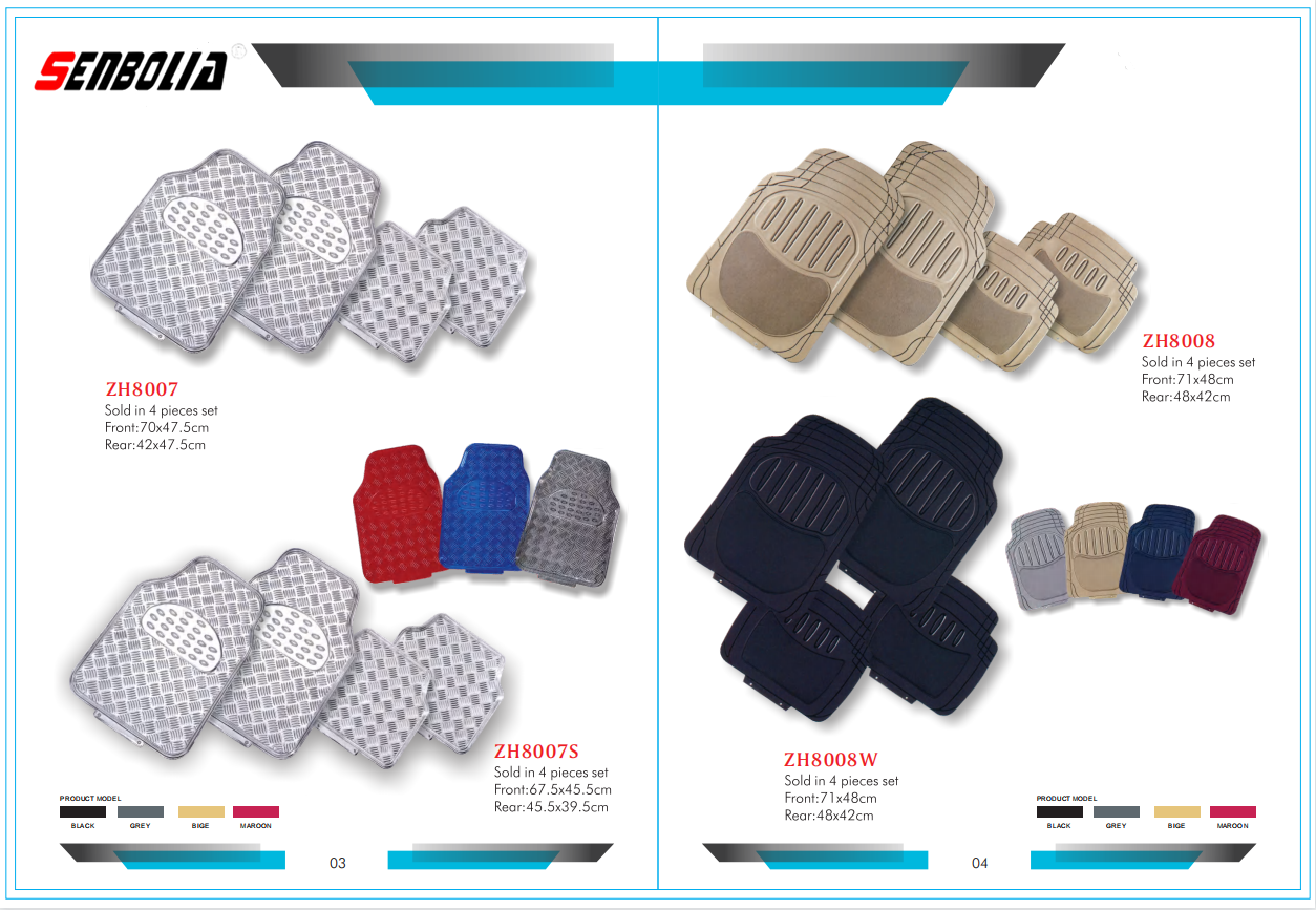 senbolia-JD-01 new PVC car floor mat factory direct sales. Welcome to purchase car supplies. Car supplies details Picture