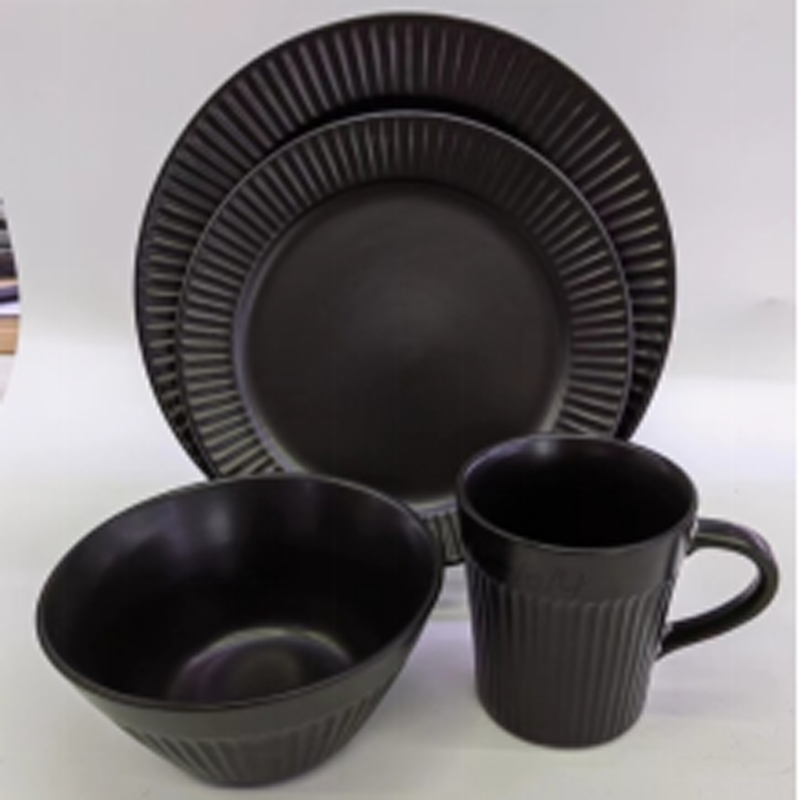 日韩风格日用实用陶瓷系列碗盘杯套装