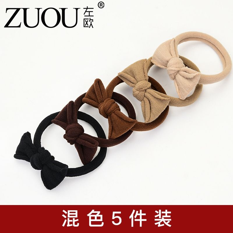 高级感头绳女精致皮筋扎马尾丸子头发绳