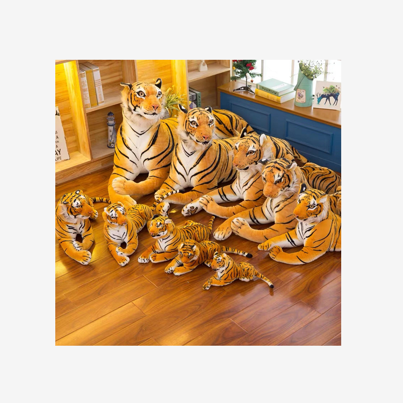 玩具/毛绒玩具/仿真老虎产品图
