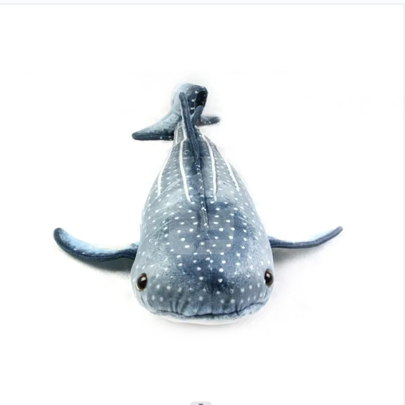 Realistic leopard print shark plush toy doll, birthday gift, personalized car accessories Specification image