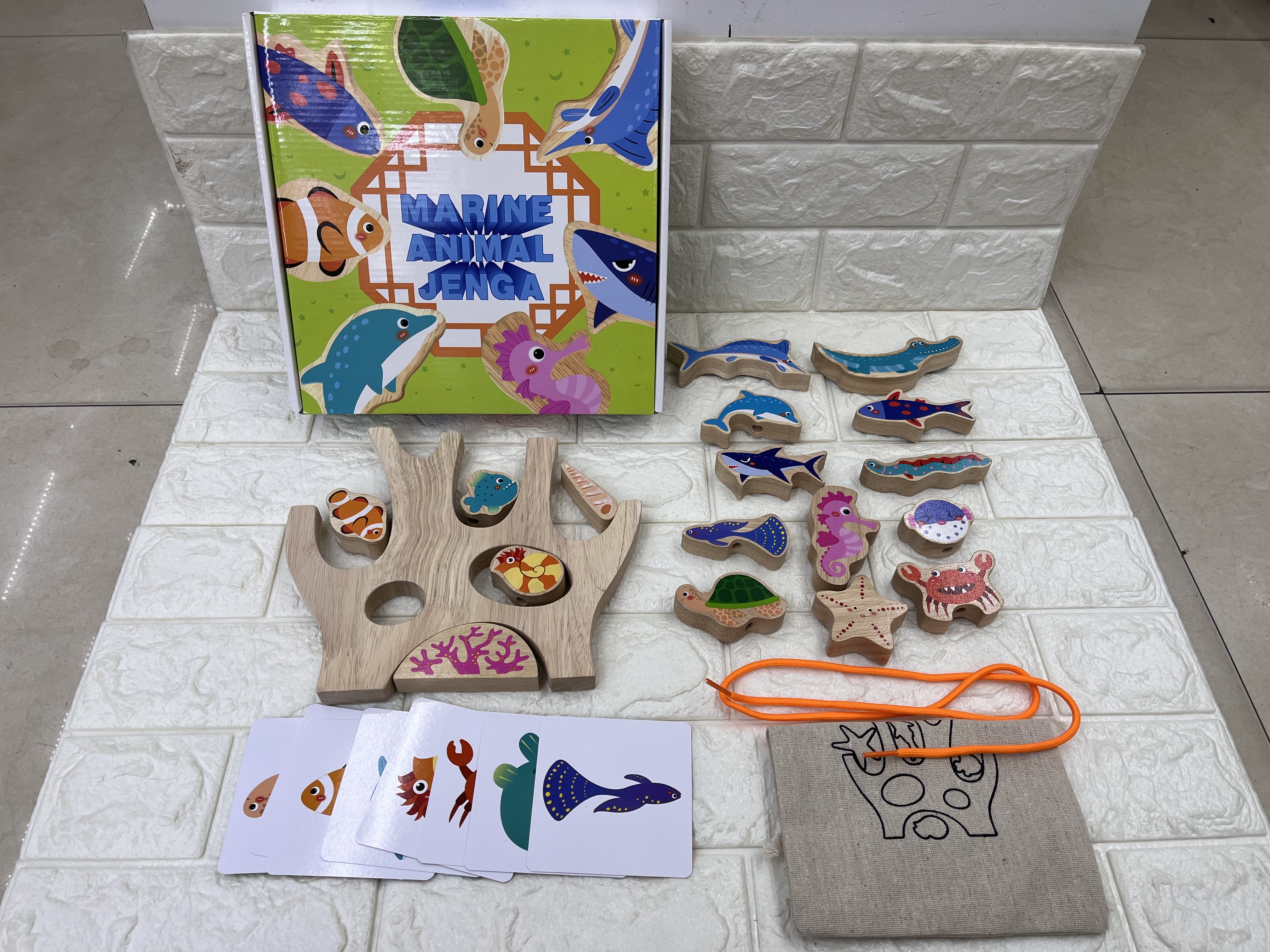 ST3641  益智木质森林叠叠高