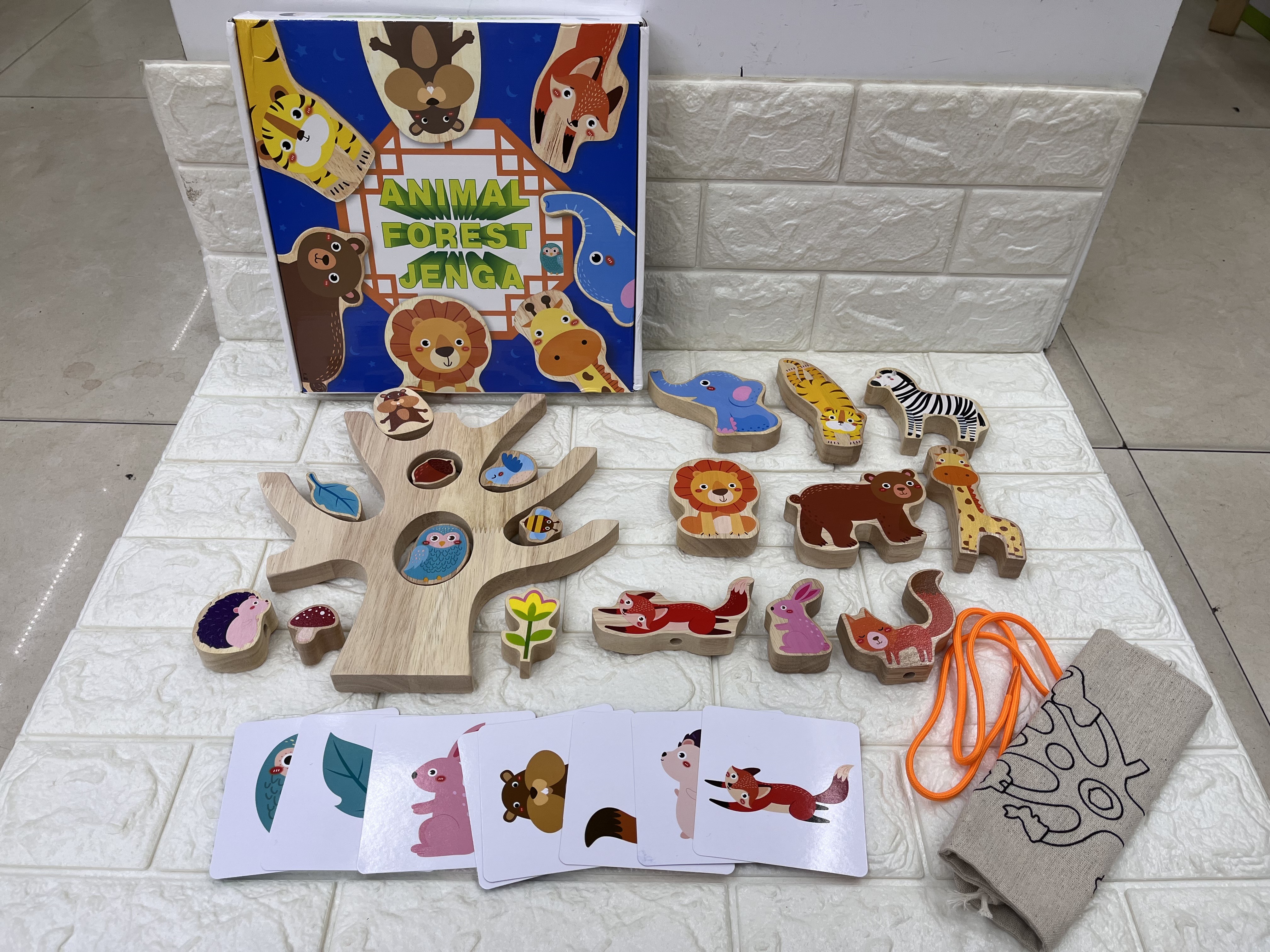 ST3642 海洋动物叠叠高 木质益智