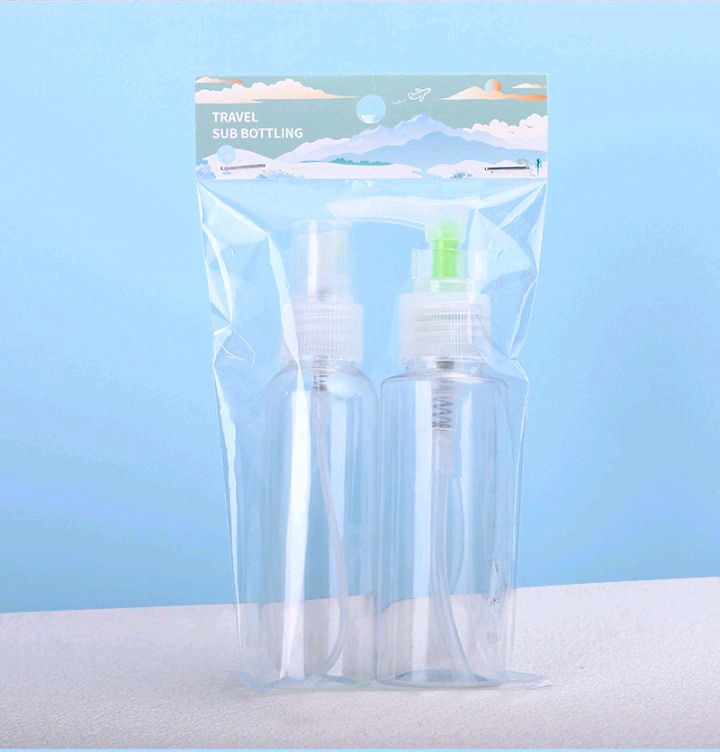 Two portable lotion bottles and spray bottles detail image 3