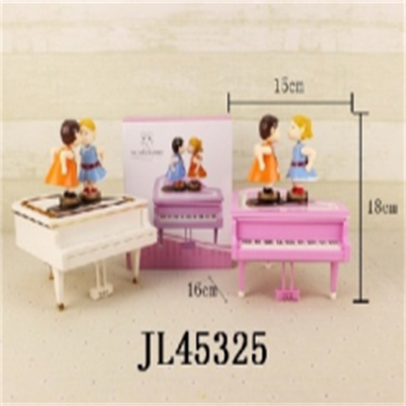 JL45325钢琴吻娃八音琴