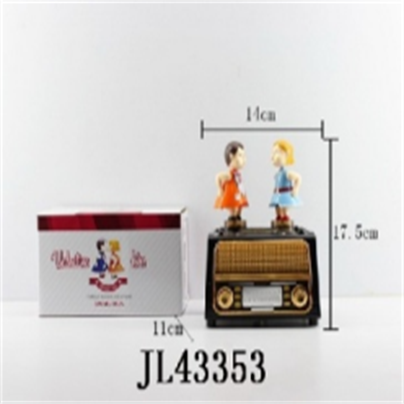 JL43353吻娃收音机八音盒