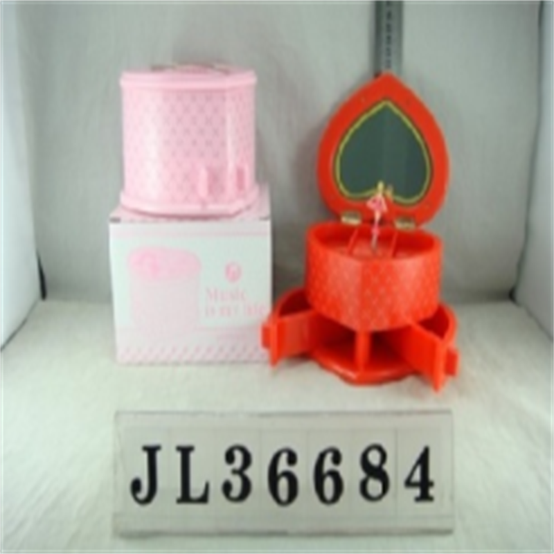 JL36684双层桃心音乐盒