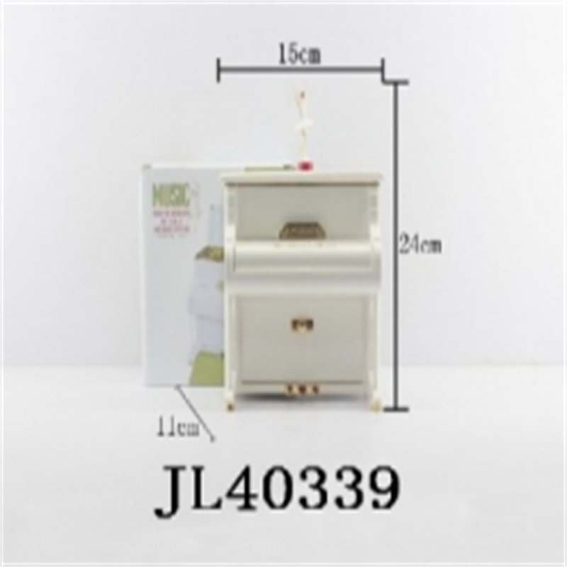 JL40339小号八音立式钢琴