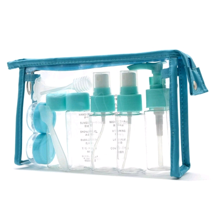 11-piece sample sub-bottle set of bagged spray bottle, lotion bottle, cosmetic travel sub-bottle detail image 8