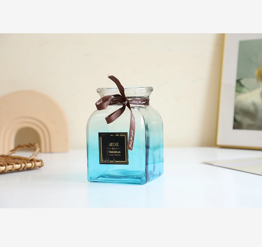 Colorful glass vase pumpkin creative home decoration craft ornament Application Scenario