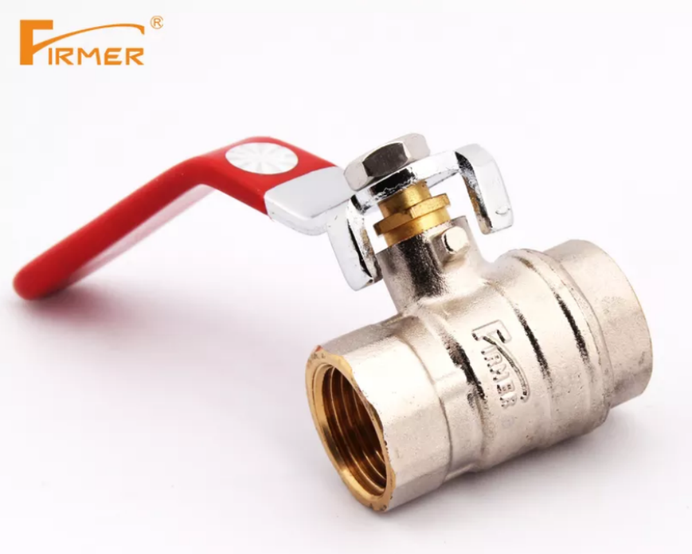 FIRMER high-quality nickel-plated all-copper ball valves, thickened water switch valves for tap water and copper valves for water pipes details Picture