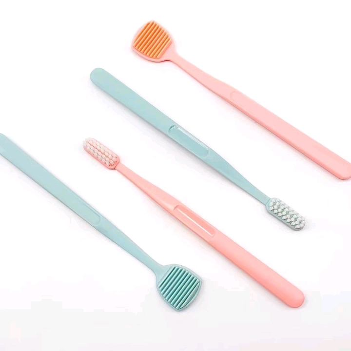 Adult home soft-bristled toothbrush, daily cleaning and care for teeth, tongue coating brush, toothbrush set details Picture