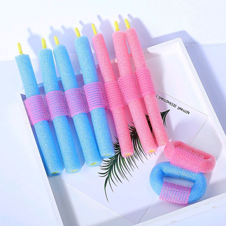 Sponge curly hair, soft curls, no damage to hair, sleep curling iron, perming and hair care tool, built-in air bangs, hair curls for lazy people