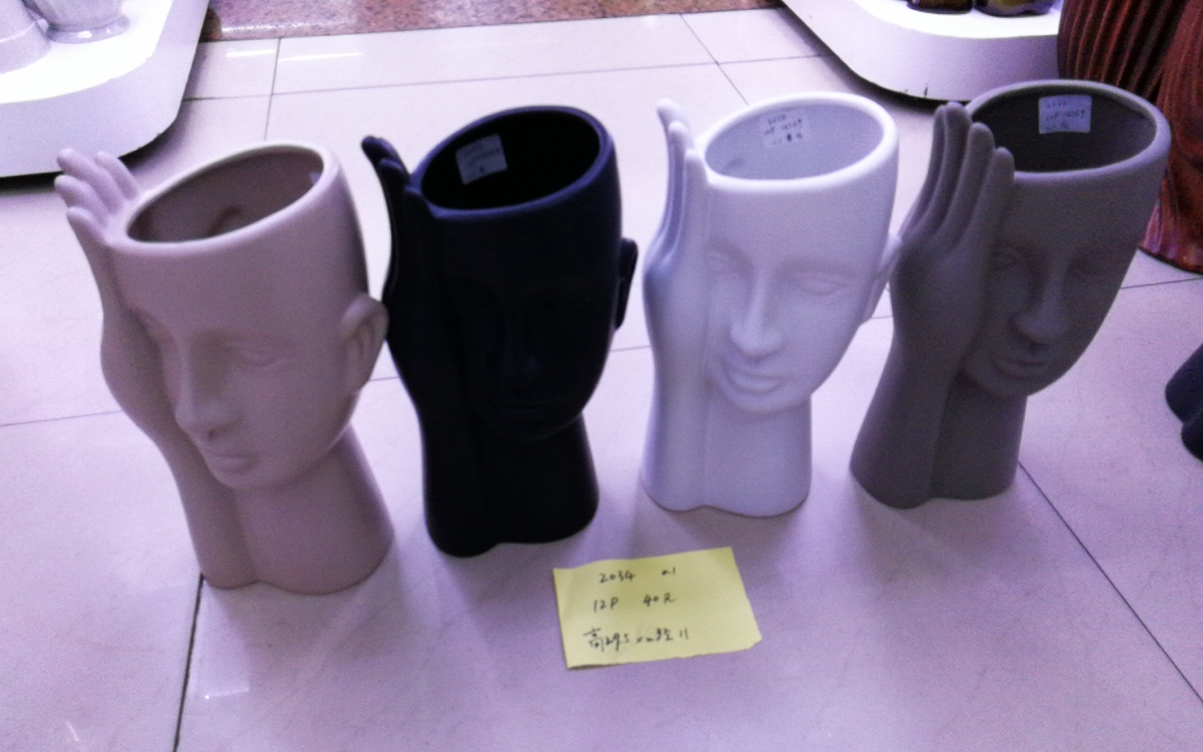 Nordic-style figure Series Ceramic Ornaments 14