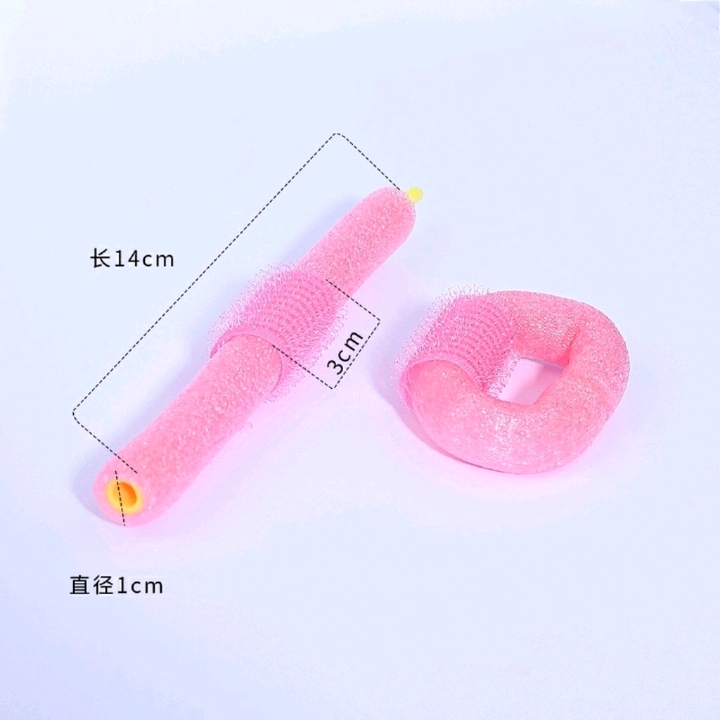 Sponge curly hair, soft curls, no damage to hair, sleep curling iron, perming and hair care tool, built-in air bangs, hair curls for lazy people detail image 3