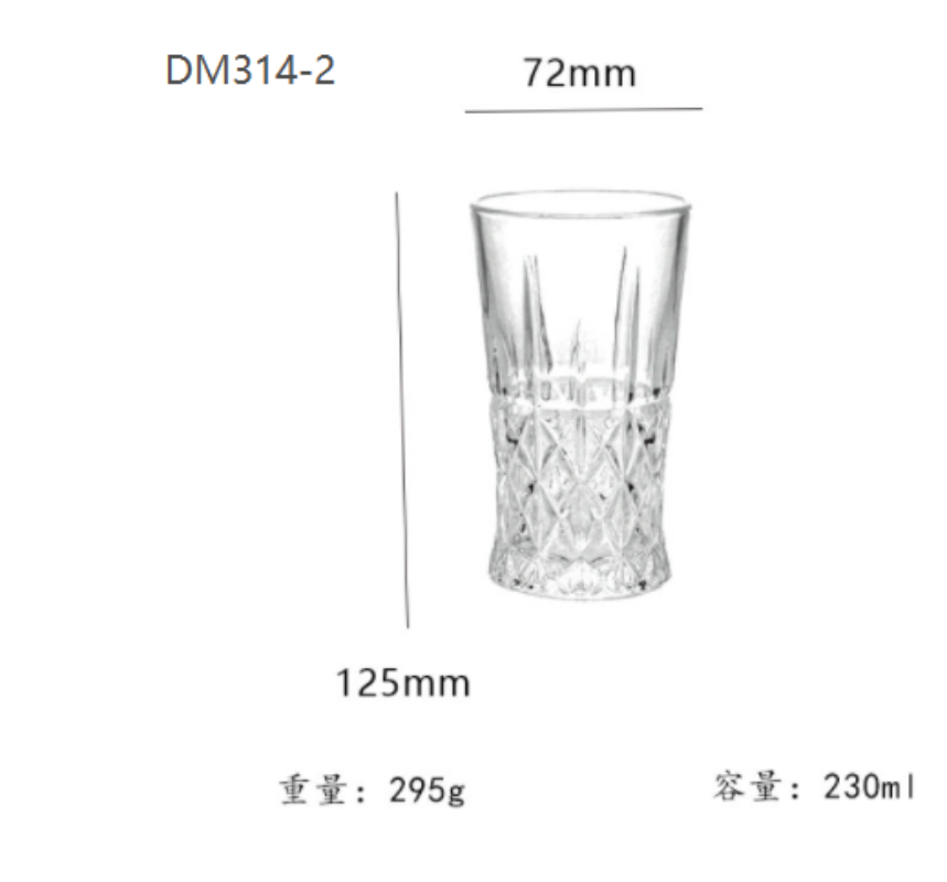 威士忌杯透明玻璃杯烈酒杯创意啤酒杯洋酒杯水杯酒具套装批发
