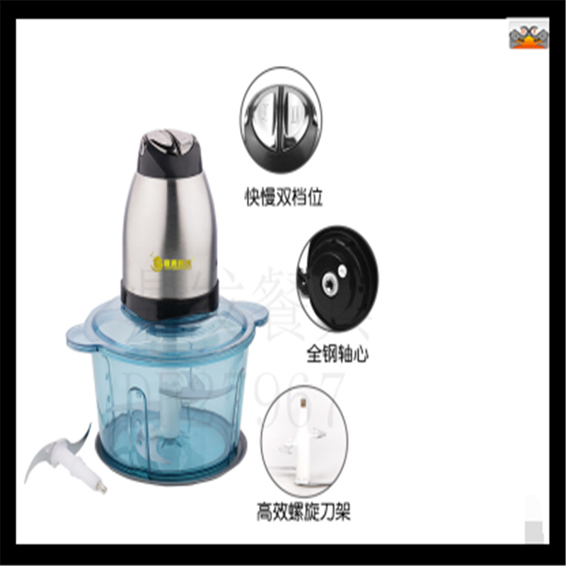 DF99698 Meat grinder, Household multi-functional food processor, Stainless steel mixer, electric 2TBG-D03 DF TRADING HOUSE Specification image