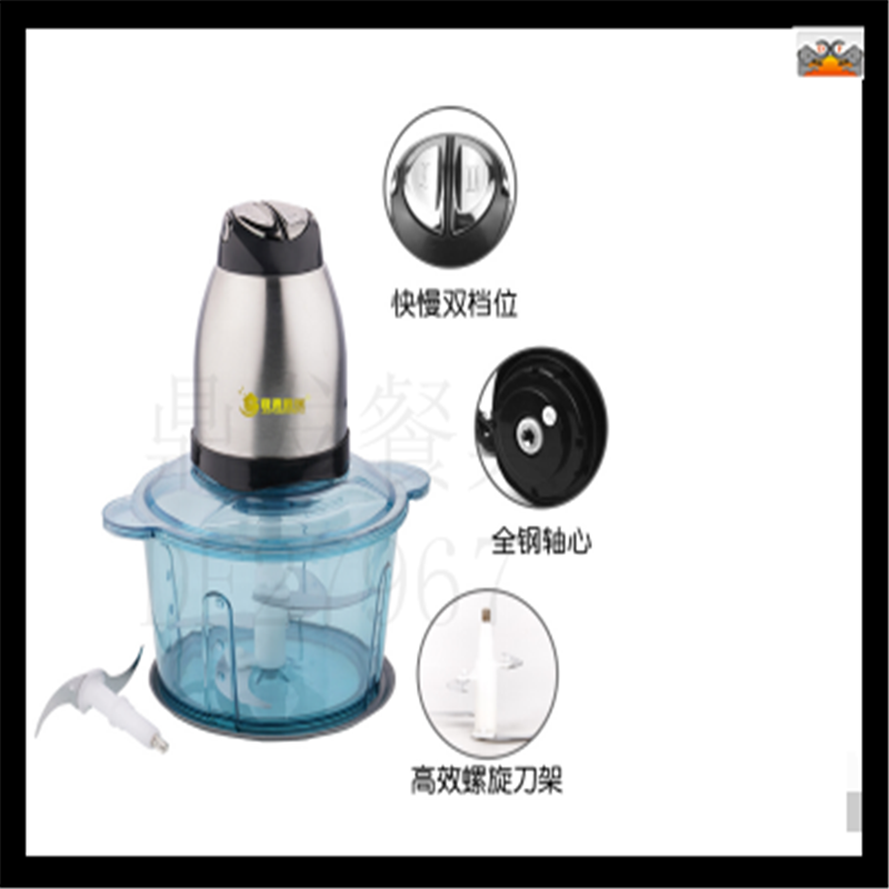 DF99698 Meat grinder, Household multi-functional food processor, Stainless steel mixer, electric 2TBG-D03 DF TRADING HOUSE details Picture