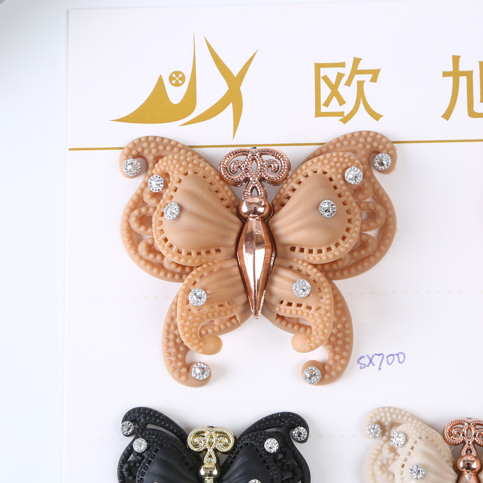 洞洞鞋装饰扣/洞洞鞋鞋扣/塑料鞋扣/入油流沙/衣角打结扣4个装白底实物图