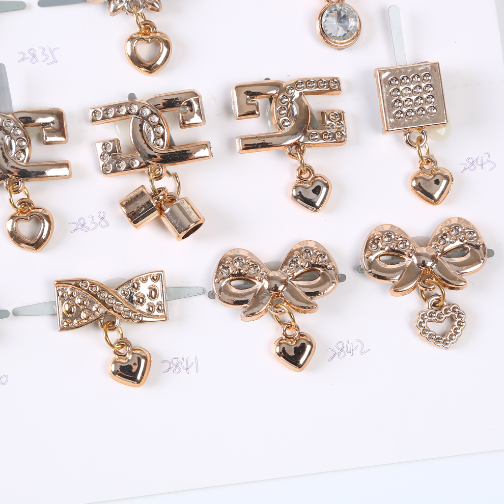 工字扣/毛线花/洞洞鞋工字扣/凉拖装饰/手工成品细节图