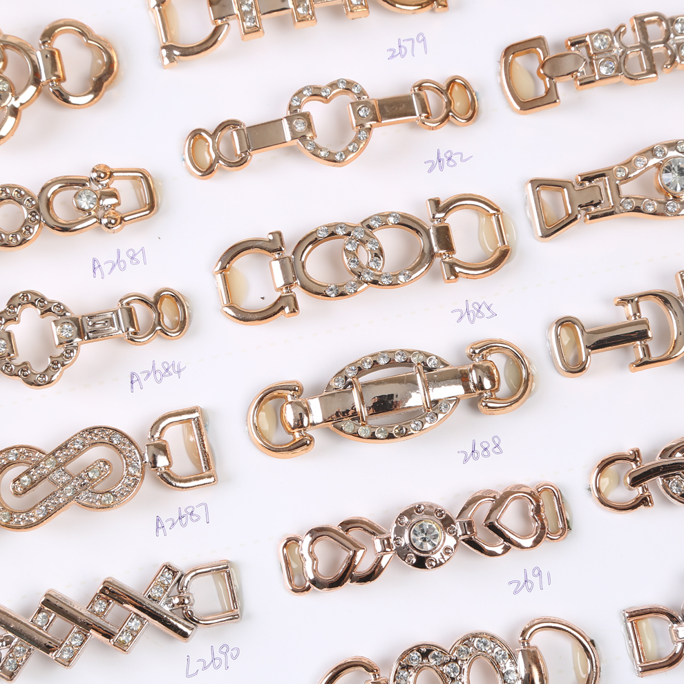 工字扣/毛线花/洞洞鞋工字扣/凉拖装饰/手工成品细节图