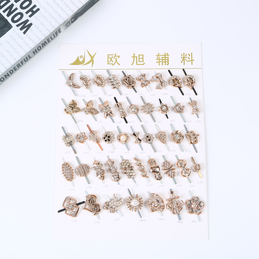 时尚韩版经典玫瑰金色时尚戒指耳饰点缀装饰辅料 厂家现货直销
