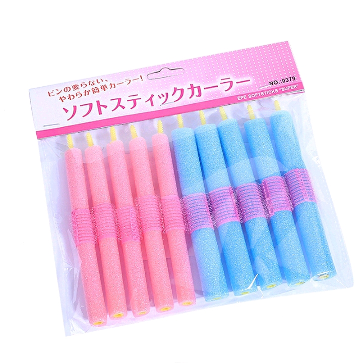 Sponge hair curls, soft curls, no damage to hair, sleep curling iron, perming and hair care tools, built-in air bangs, hair curls for lazy people details Picture