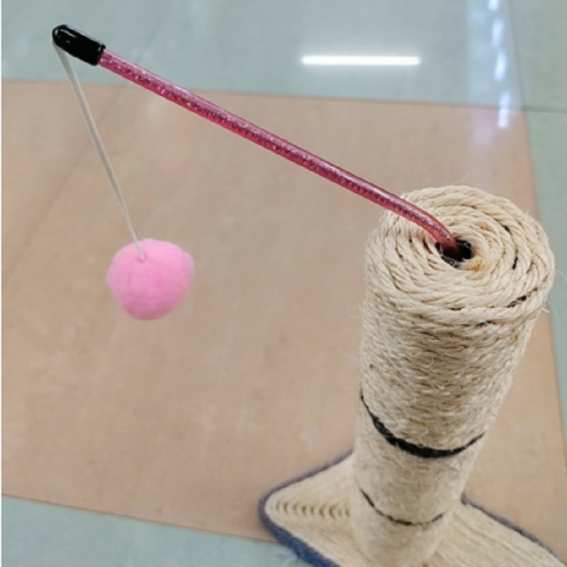 Xinan high-quality brand pet cat toys, fish-shaped cat teaser, sisal cat scratch board, cat climbing frame, cat claw grinder, all designed in one piece details Picture