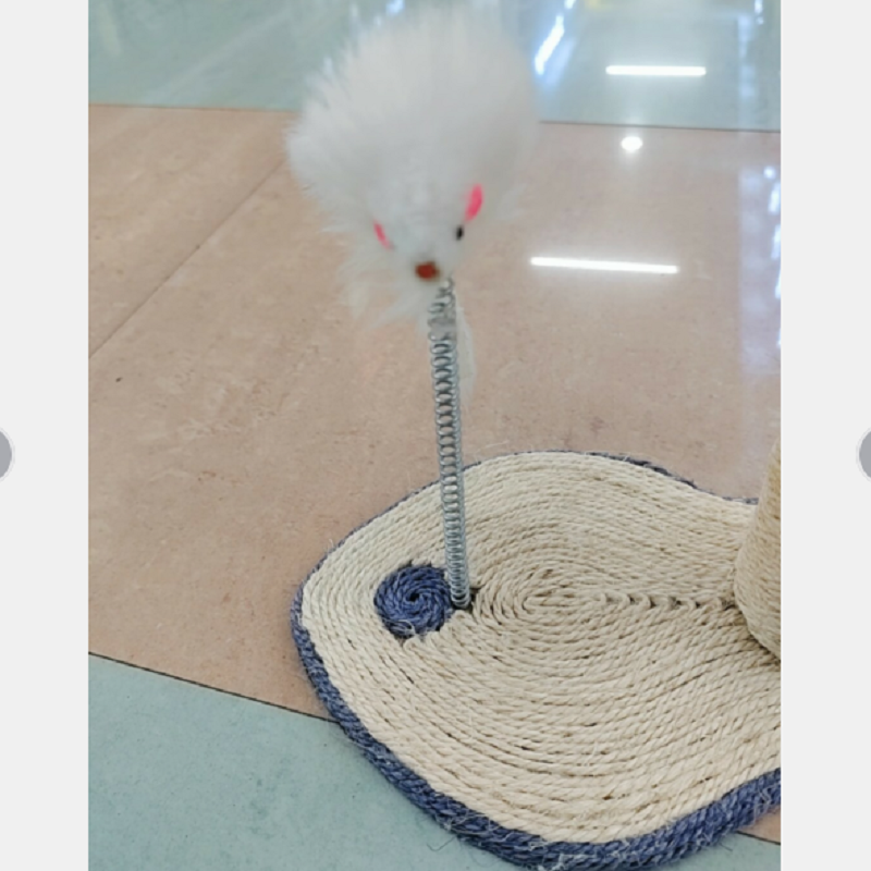 Xinan high-quality brand pet cat toys, fish-shaped cat teaser, sisal cat scratch board, cat climbing frame, cat claw grinder, all designed in one piece Specification image