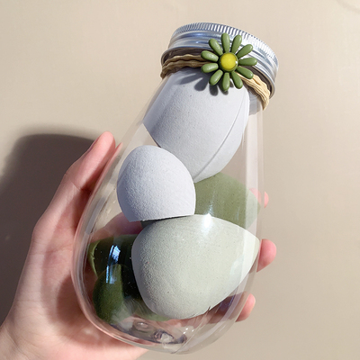 Water drop bottle beauty egg powder puff olive detail image 1