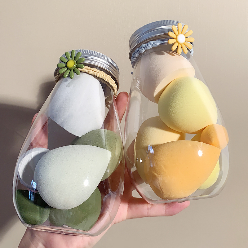 Water drop bottle beauty egg powder puff olive