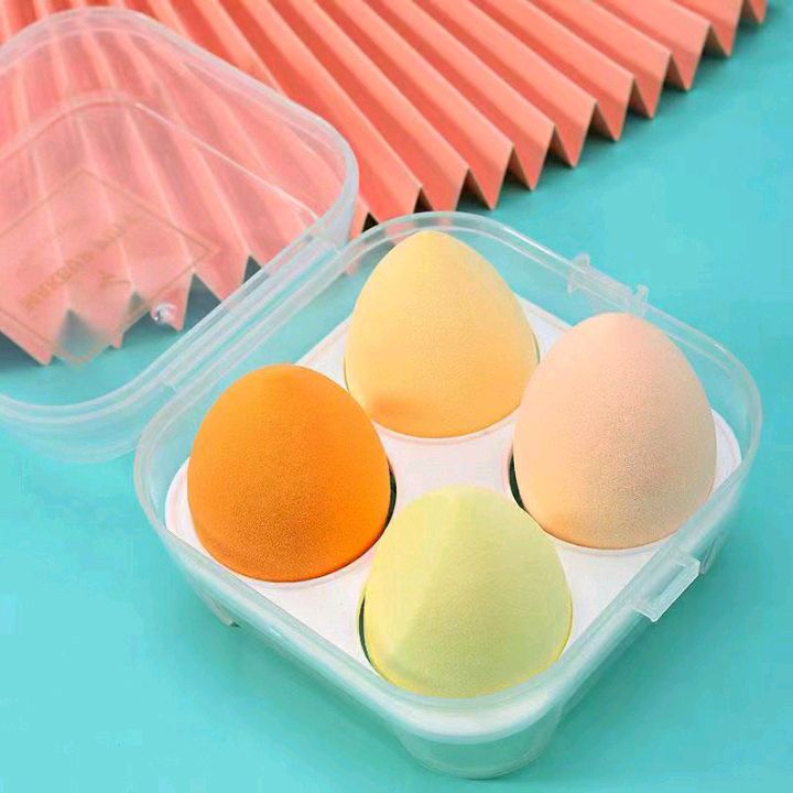 Boxed beauty egg sponge, non-powder sponge, powder puff, soft dry and wet dual-purpose makeup egg