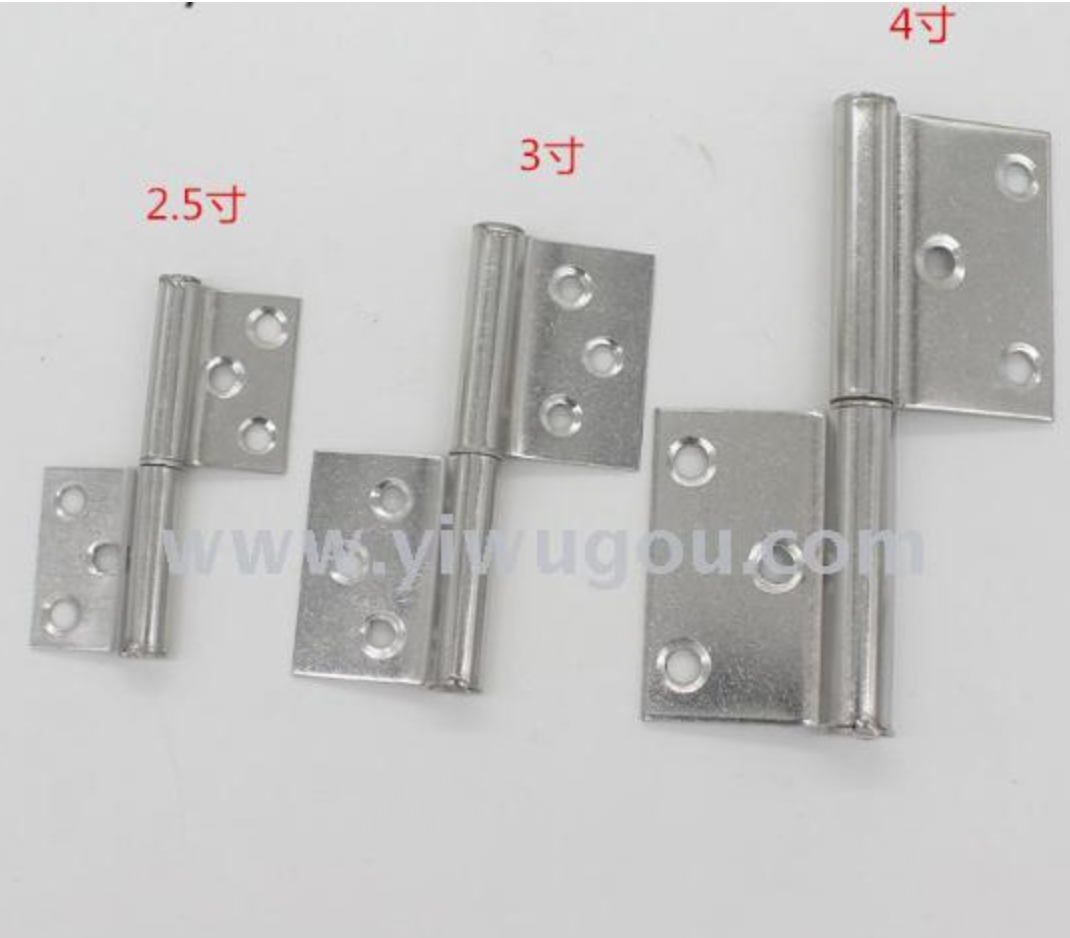 Stainless steel hinge door, bathroom wooden door, fireproof door, detachable flag hinge door and window hardware accessories details Picture