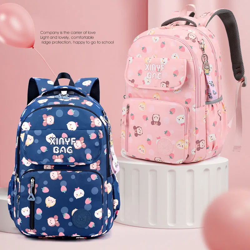 书包小学生三到六年级防脏防水大容量女孩护脊减负高颜值双肩背包