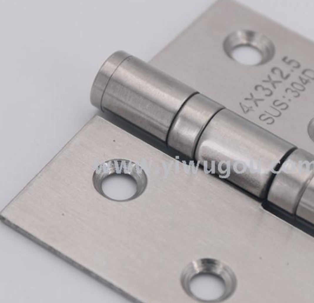 Supplying stainless steel standard swing hinges for 4-inch 2.5-inch flexible and smooth home bedroom doors Application Scenario