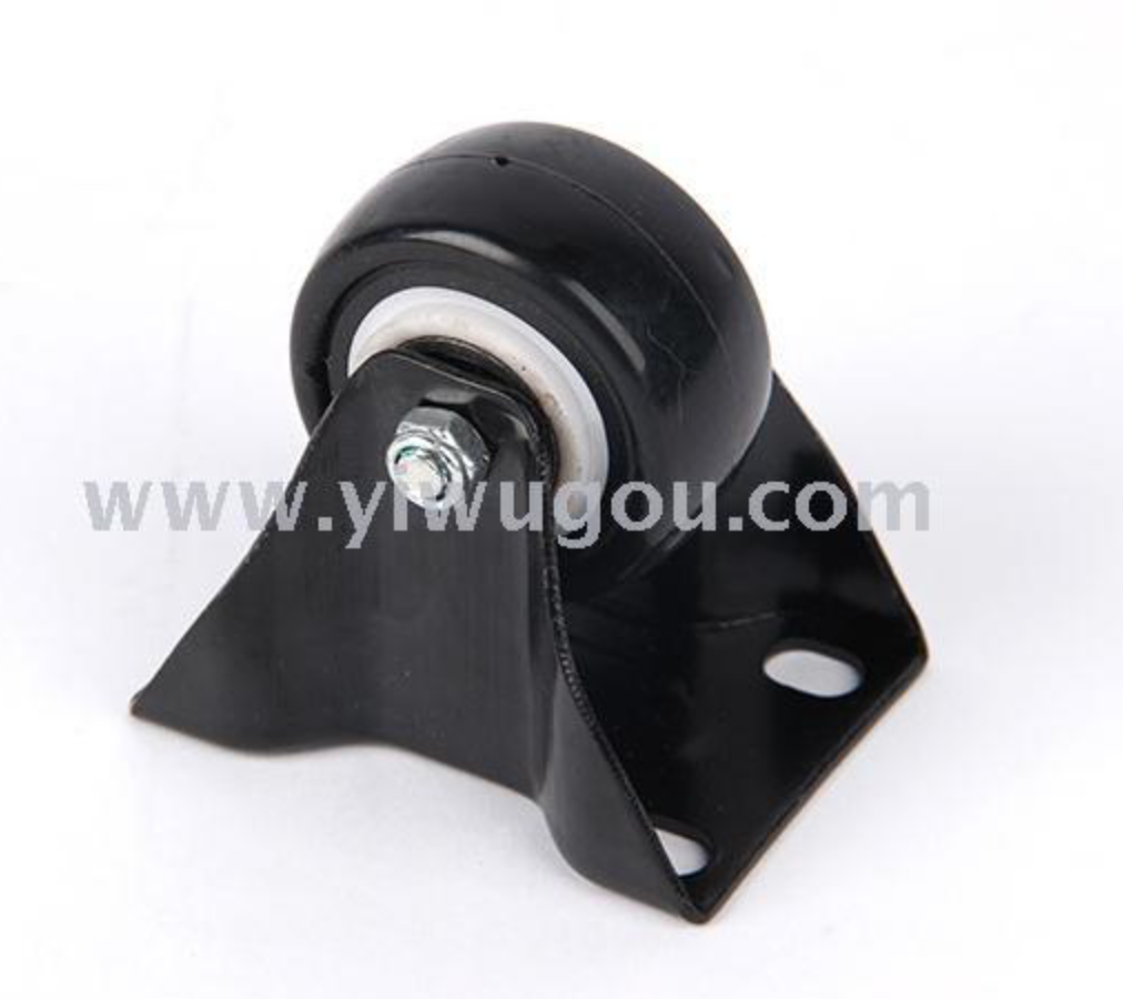 Golden Diamond directional casters, black diamond double-bearing furniture tent mobile wheels, polyurethane small wheels, toy wheels Specification image