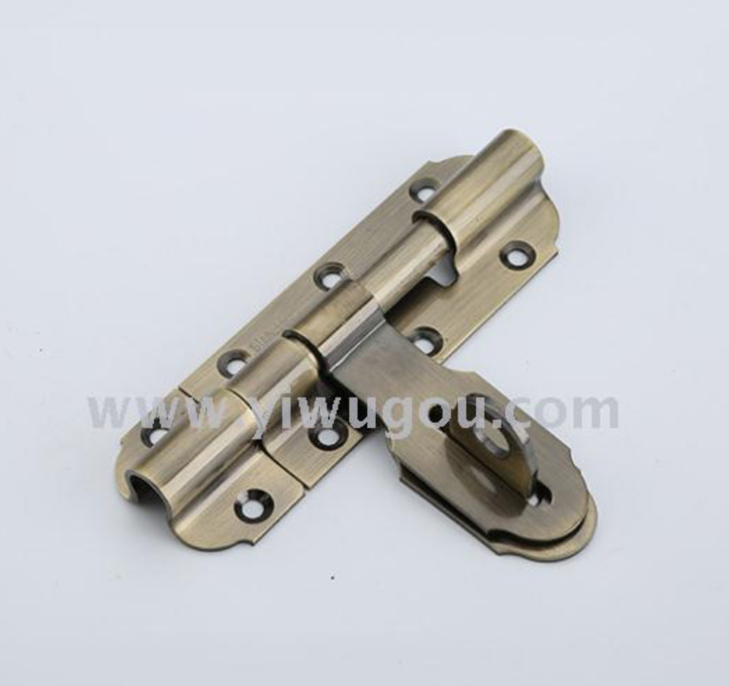 Thickened 4-12 inch stainless steel latch anti-theft door bolt with lock, heavy-duty latch door and window hardware accessories details Picture