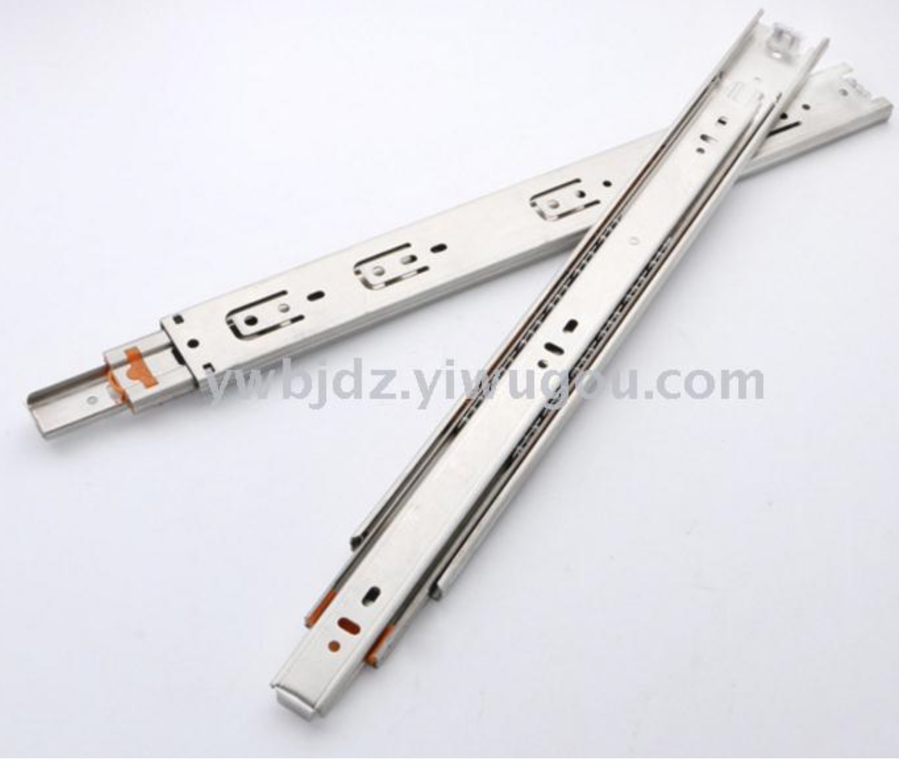 Model 4210 wide drawer slide rail for office three-section slide rail Specification image