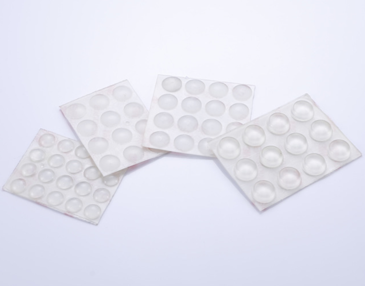 防撞胶粒防碰垫门后静音防碰垫硅胶自粘透明防撞胶粒防滑垫批发