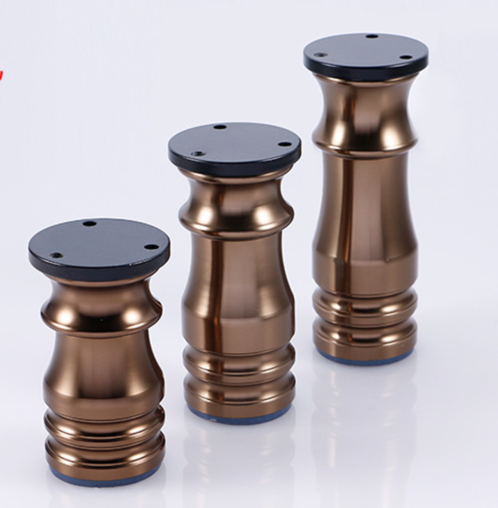 New European-style aluminum alloy cabinet legs, adjustable bathroom cabinet legs, TV cabinet legs, sofa furniture support legs F105D Item Picture