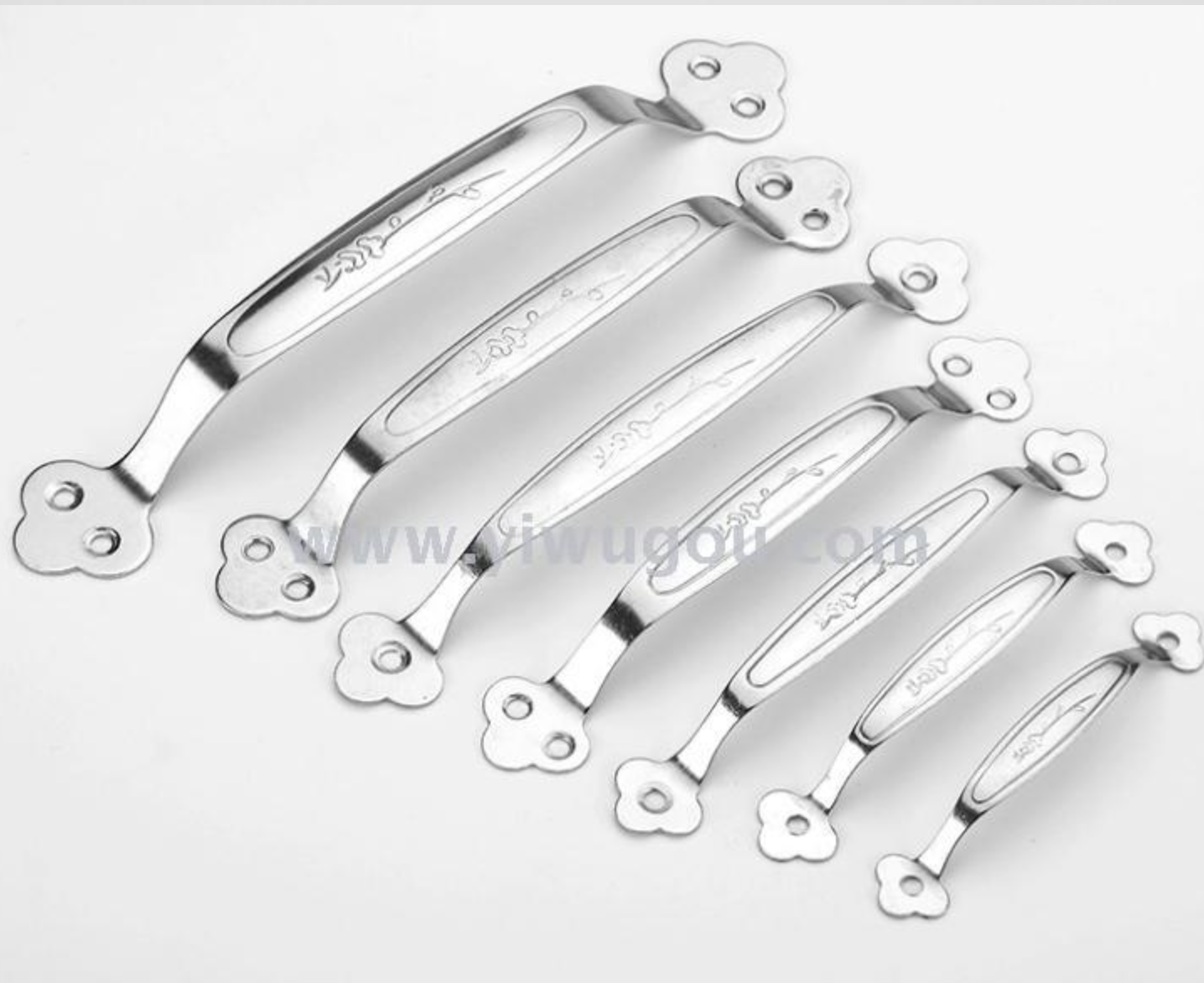 Door and window hardware accessories, drawers, cabinets, stainless steel plum blossom handles, indoor room doors, anti-slip door handles Specification image