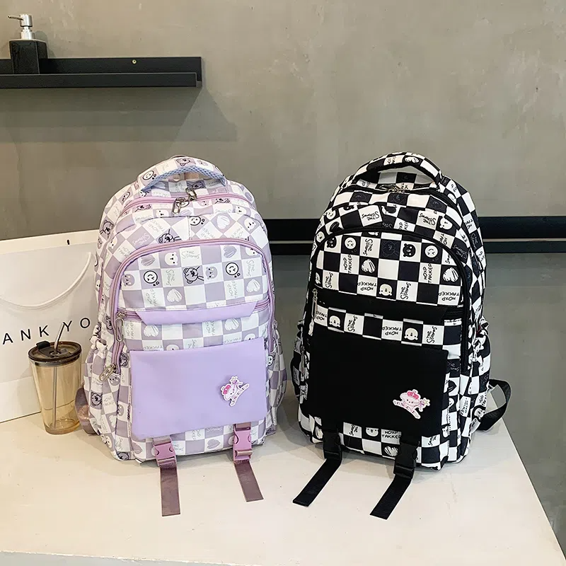 书包女学生初中生小学生四五六年级大容量高颜值耐脏双肩包背包潮详情图1