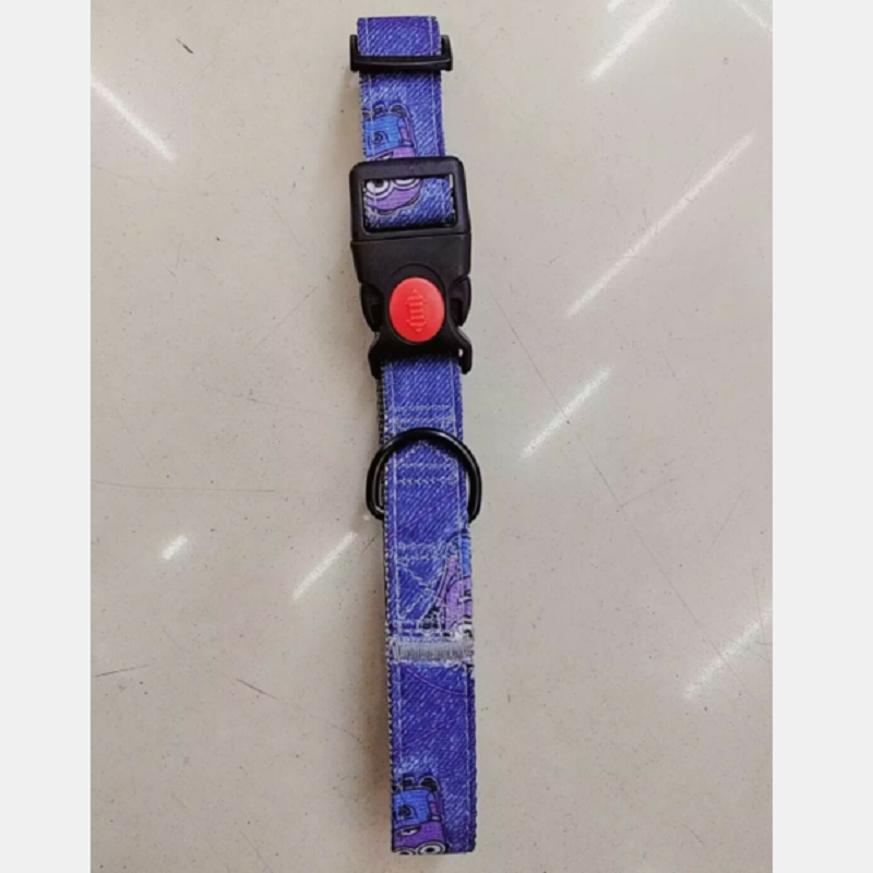 2.5cm de ancho collar de tela para mascotas varios tamaños y colores se pueden personalizar para mascotas pequeñas y medianas Specification image