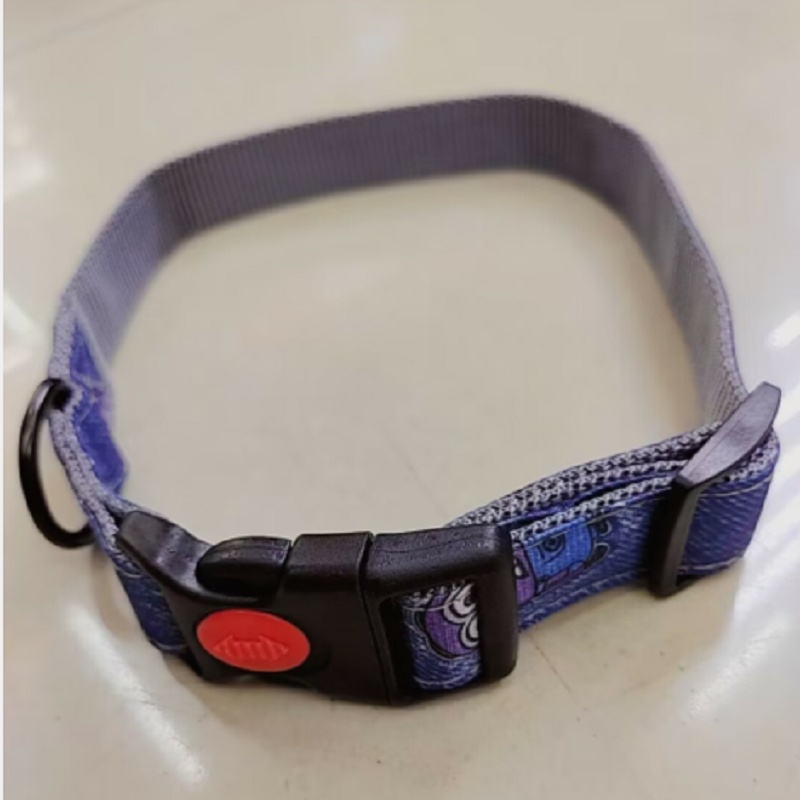 2.5cm de ancho collar de tela para mascotas varios tamaños y colores se pueden personalizar para mascotas pequeñas y medianas details Picture