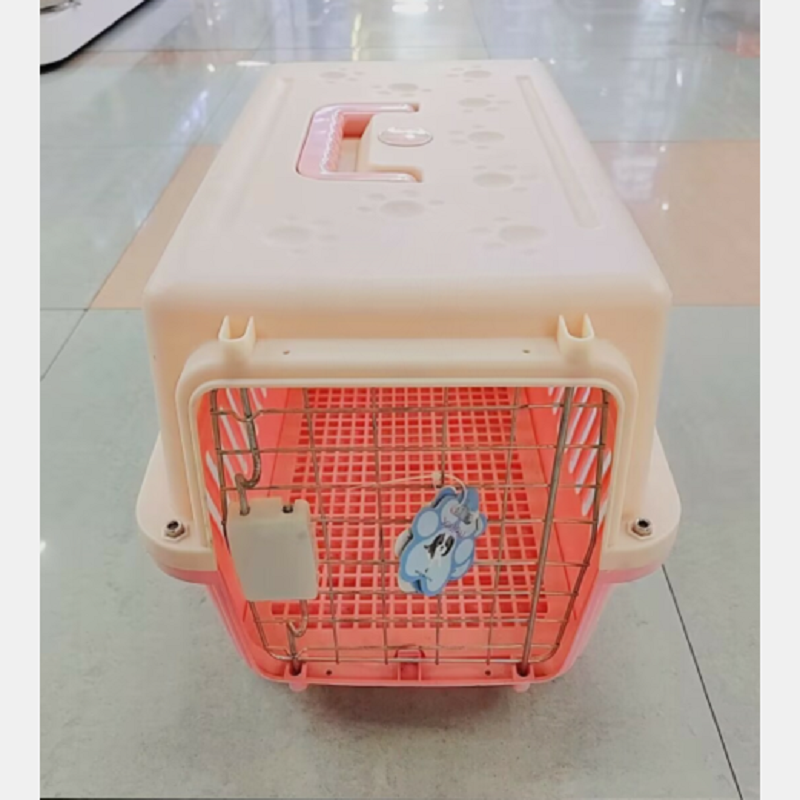 空栅栏式宠物航空箱 车载狗笼便携式外出猫咪箱 中号