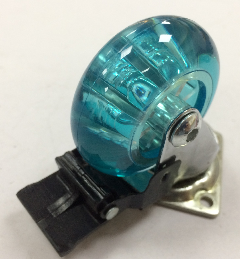 Fabricante venta caliente de 2 pulgadas color plano transparente con freno ruedas de muebles ruedas universales ruedas de plástico Item Picture