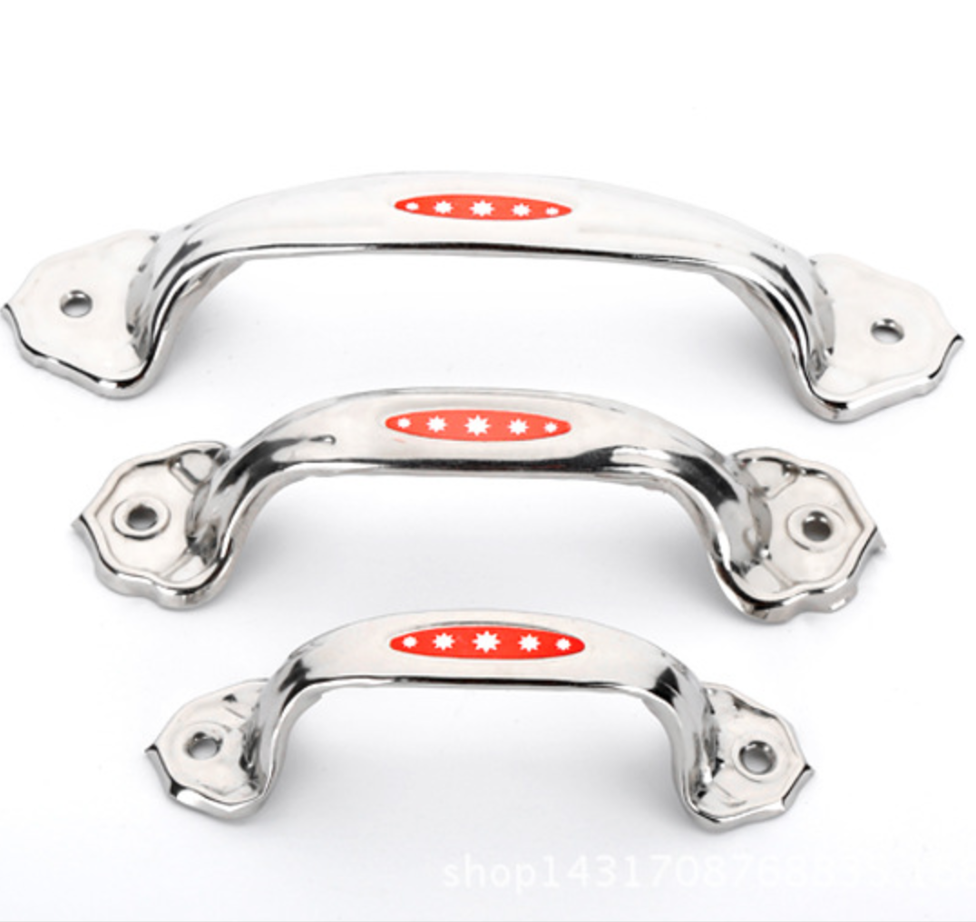 Factory wholesale 4.5.6-inch stainless steel 304 five-pointed star patterned handle, door and window cabinet door hardware accessories handle