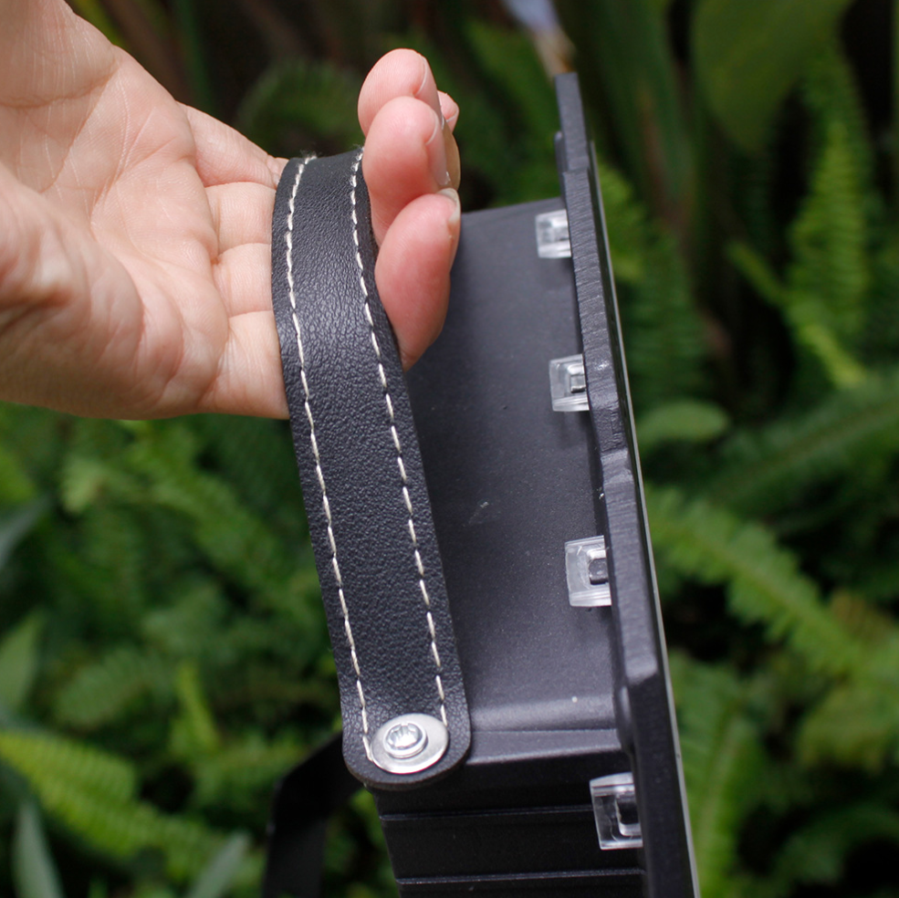 Wholesale portable solar lamps, outdoor camping hand-held lamps, courtyard surveillance cameras, Mingjiang solar floodlights Application Scenario