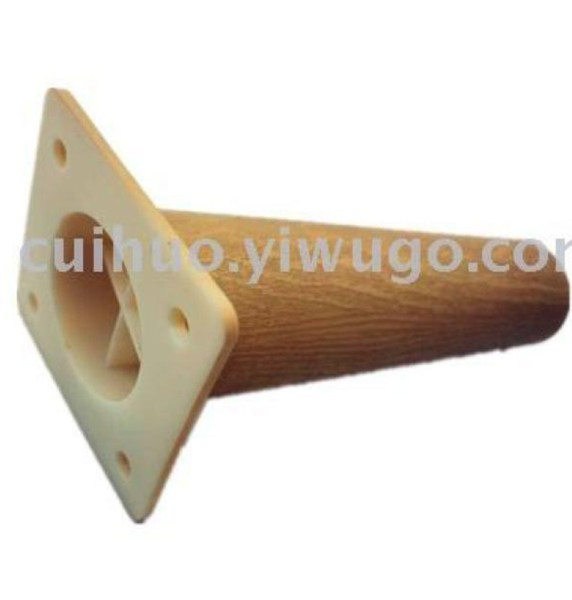 Venta directa oblicua 15 cm pie de plástico pie de sofá de plástico calidad confiable múltiples especificaciones y modelos tamaño