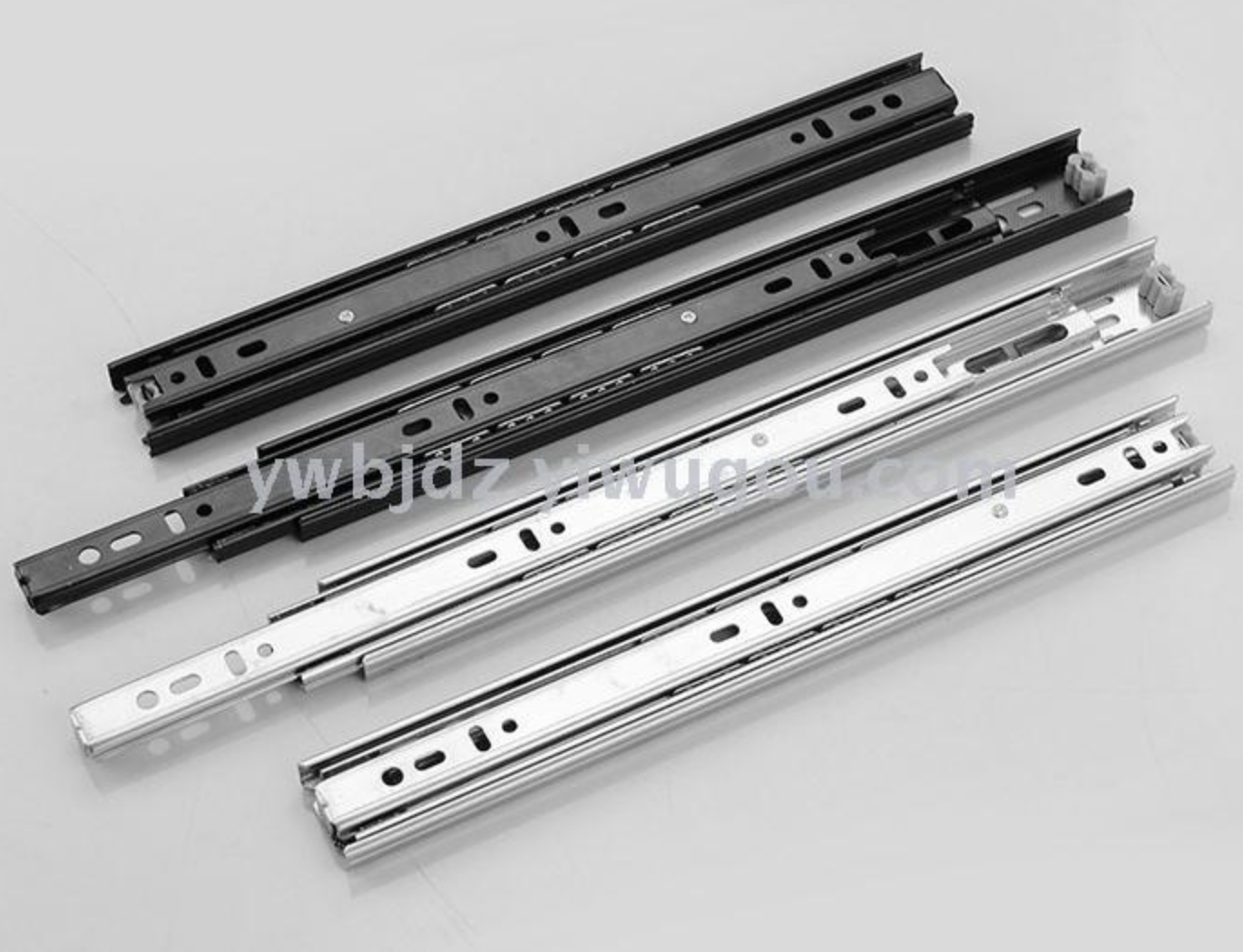 3710# Guide rail, three-section drawer track, slide rail, furniture wardrobe track, multiple models, specifications and sizes